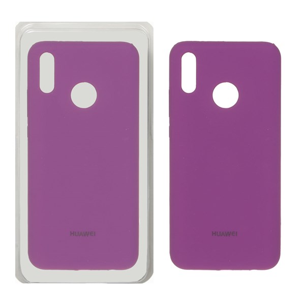 قاب سیلیکونی پاک کنی اورجینال Huawei Y9 2019 - ارغوانی (پک دار)